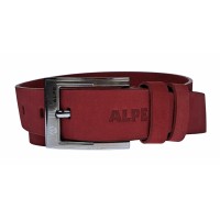 Curea barbati, casual, din piele naturala, BORDO MAT, 4.5cm - CK30BRD